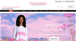 Desktop Screenshot of fitritefashions.com